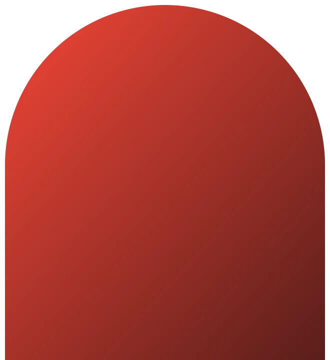 Ilustrasi lengkung merah